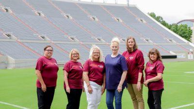 Undergraduate Admissions, Lane Stadium, Blacksburg, VA. Fall 2021